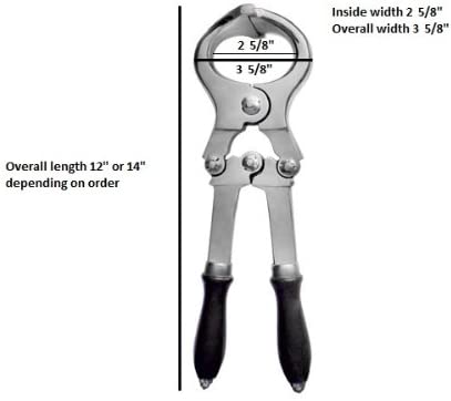 Castrator for bloodless castration.